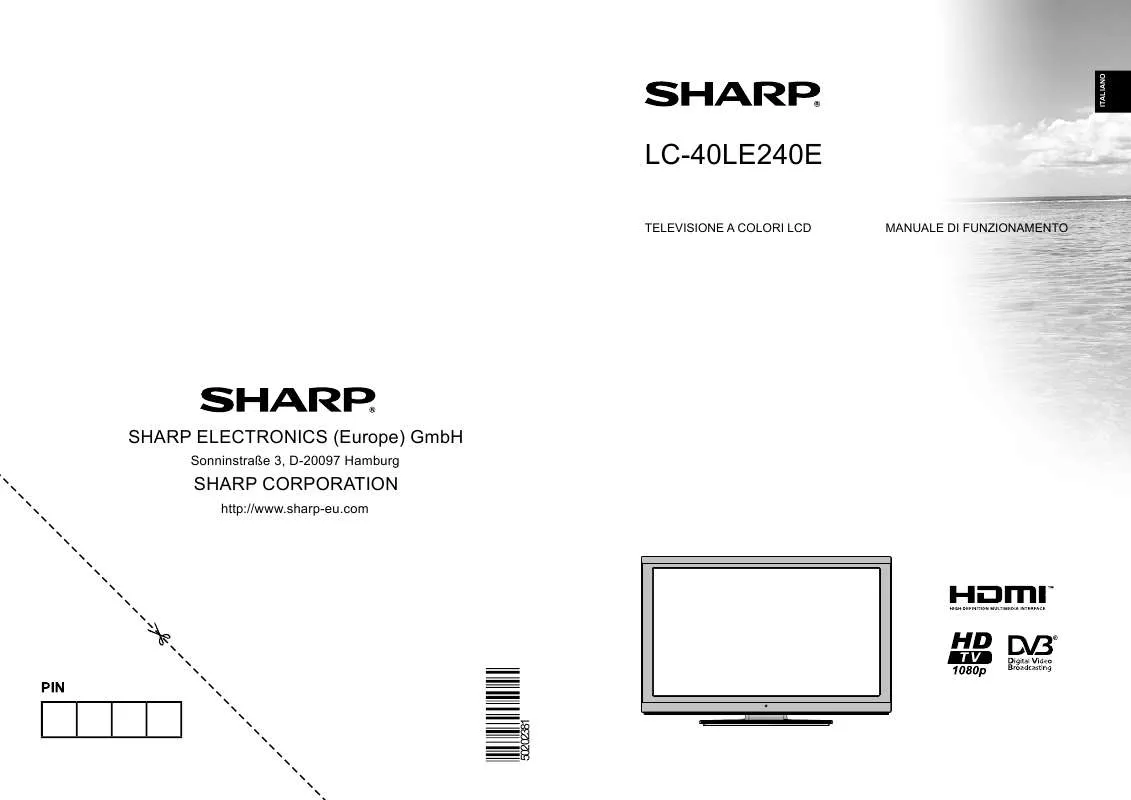 Mode d'emploi SHARP LC-40LE240E