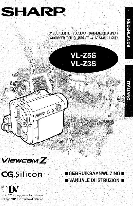 Mode d'emploi SHARP VL-Z3S
