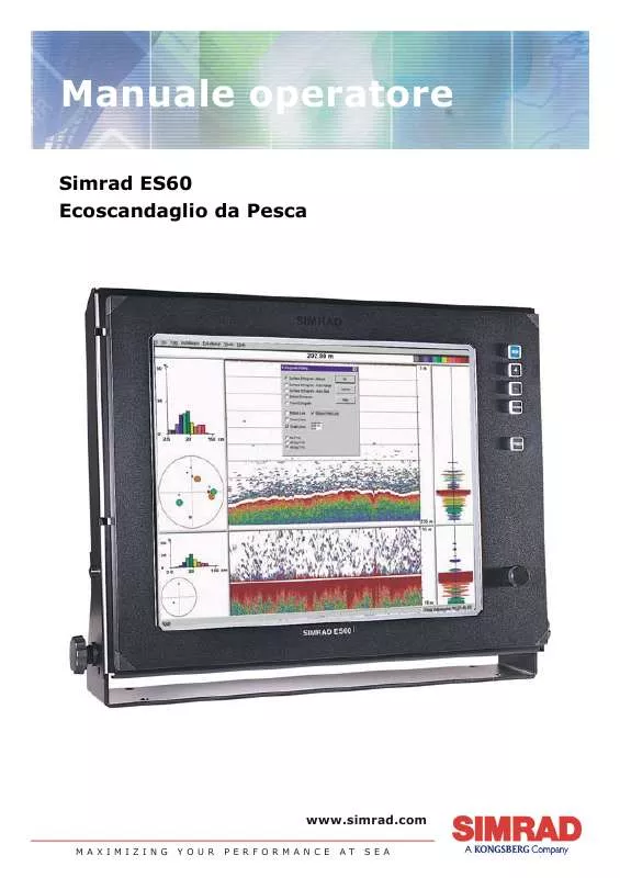 Mode d'emploi SIMRAD ES60