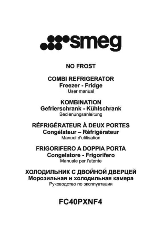 Mode d'emploi SMEG FC40PXNF4
