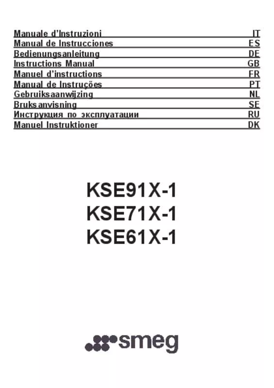 Mode d'emploi SMEG KSE91X-1