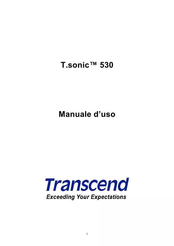 Mode d'emploi TRANSCEND TS1GMP530