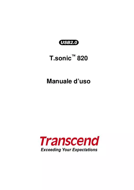 Mode d'emploi TRANSCEND TS4GMP820