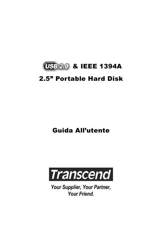 Mode d'emploi TRANSCEND TS80GHDC2