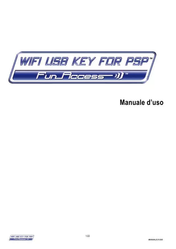 Mode d'emploi TRUSTMASTER FUNACCESS WIFI USB KEY FOR PSP