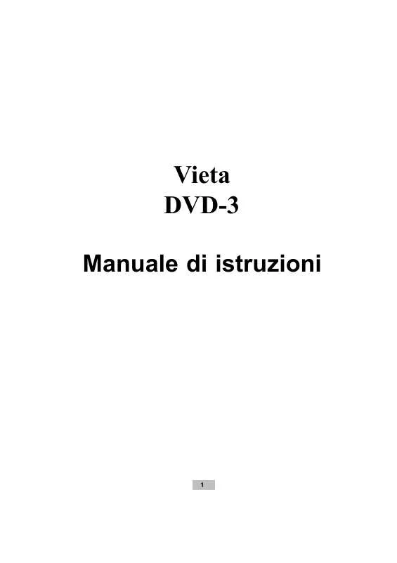 Mode d'emploi VIETA DVD-3