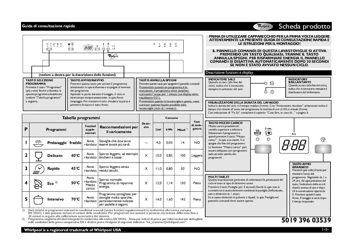 Mode d'emploi WHIRLPOOL ADP 5100 WH