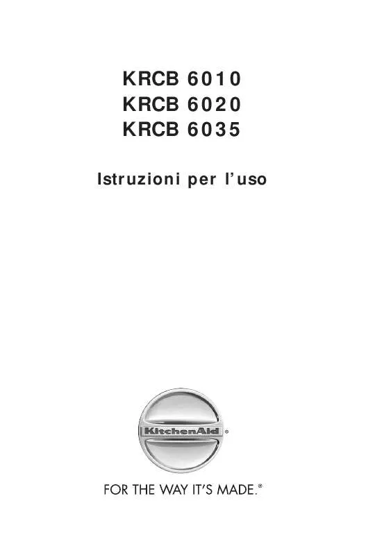 Mode d'emploi WHIRLPOOL KRCB-6010