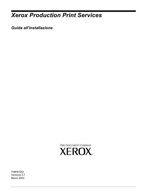 Mode d'emploi XEROX DOCUPRINT 4050