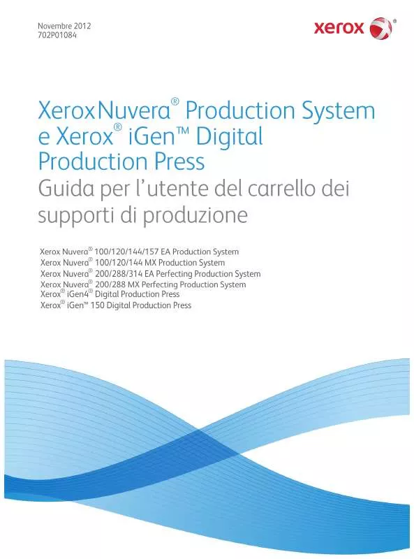 Mode d'emploi XEROX NUVERA EA PRODUCTION