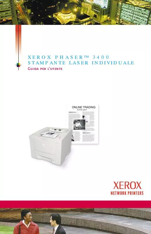Mode d'emploi XEROX PHASER 3400