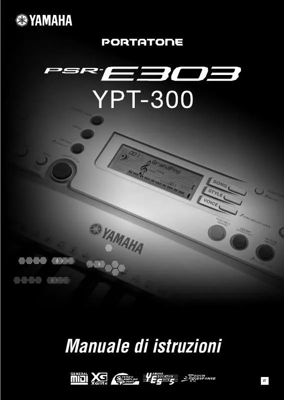 Mode d'emploi YAMAHA PSR-E303-YPT-300