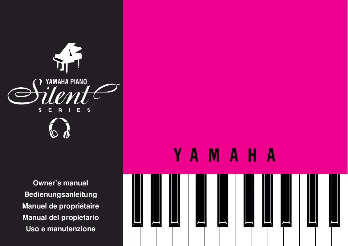 Mode d'emploi YAMAHA SILENT PIANO (GRAND)