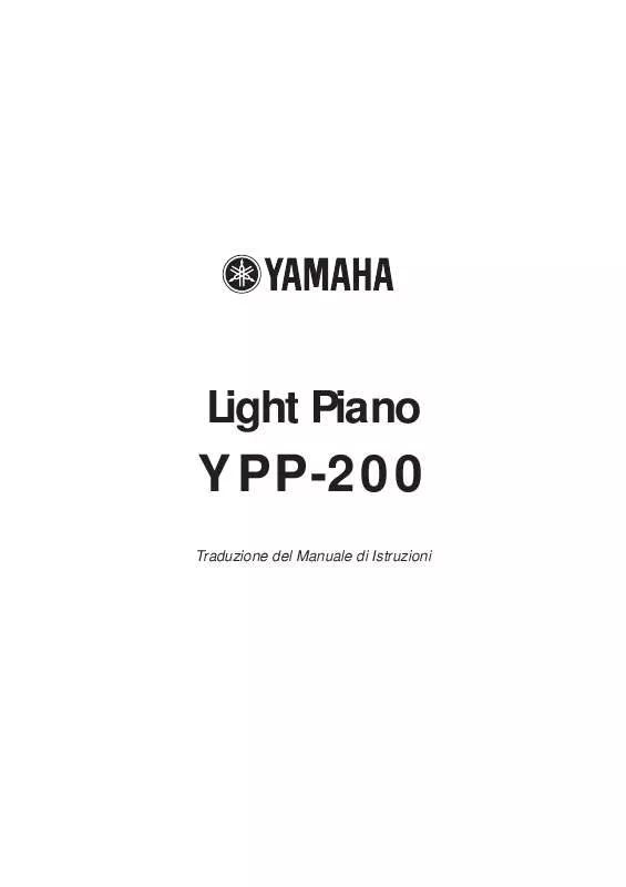Mode d'emploi YAMAHA YPP-200