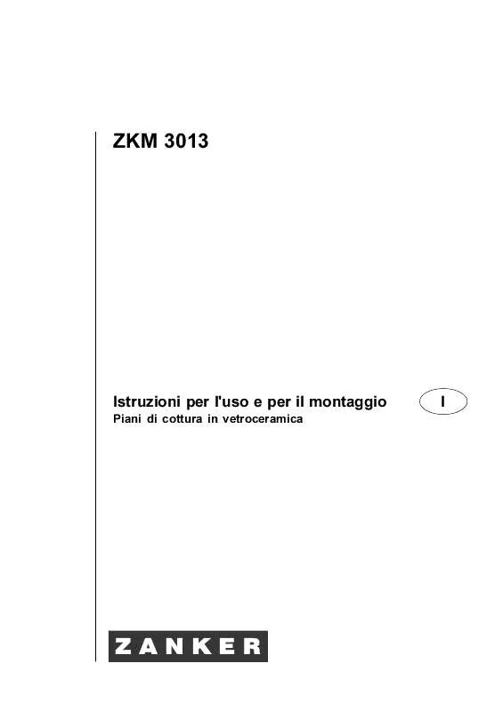 Mode d'emploi ZANKER ZKM3013KS