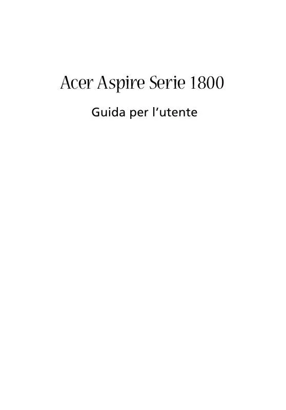 Mode d'emploi ACER ASPIRE 1800