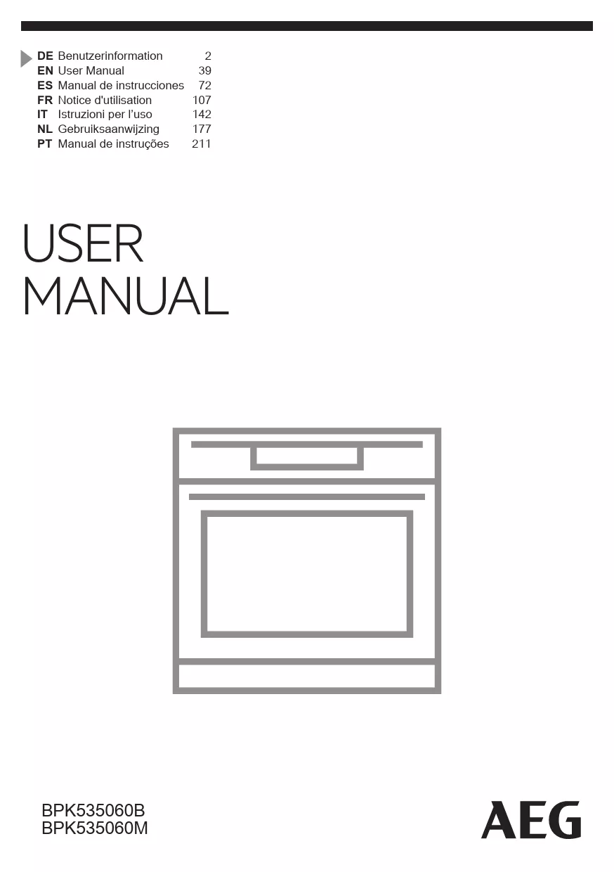 Mode d'emploi AEG BPE535E60M