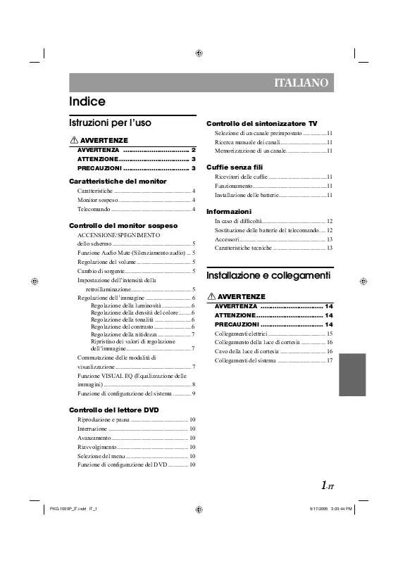 Mode d'emploi ALPINE PKG-1000P