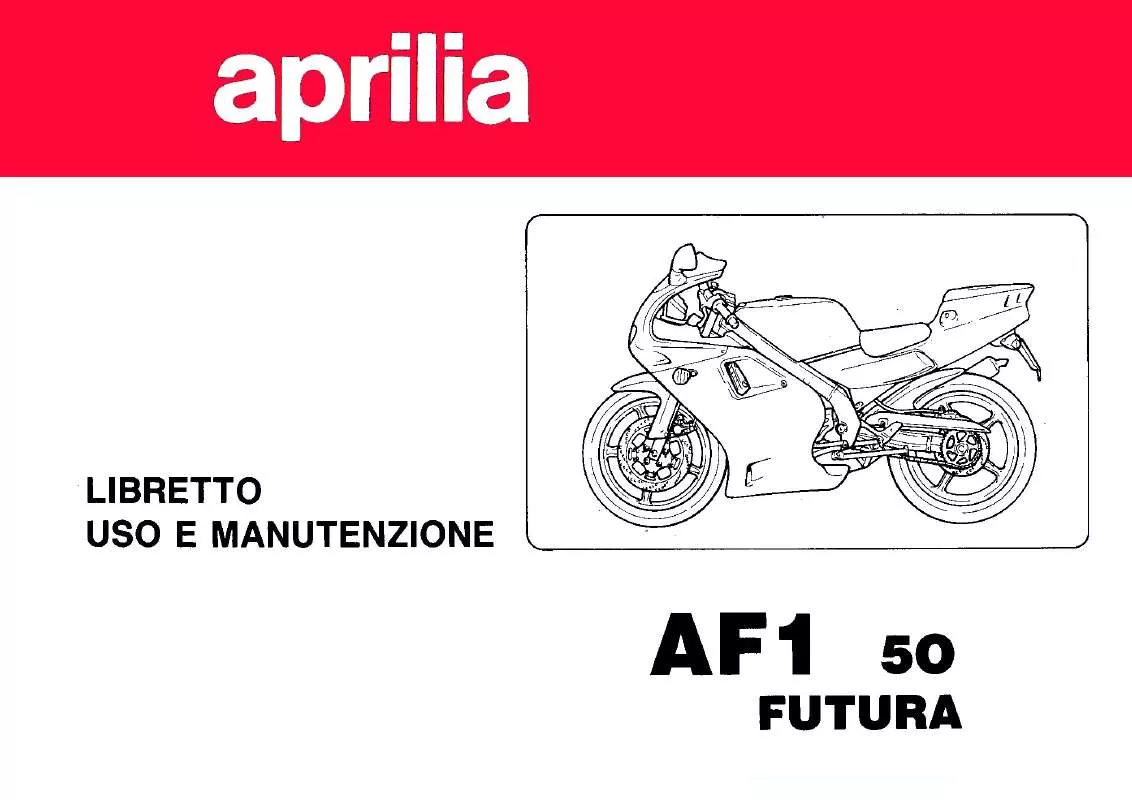 Mode d'emploi APRILIA AF1 50 FUTURA