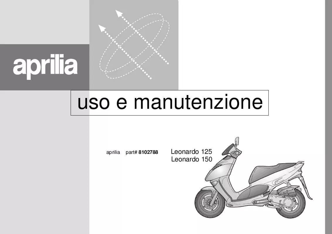 Mode d'emploi APRILIA LEONARDO 150