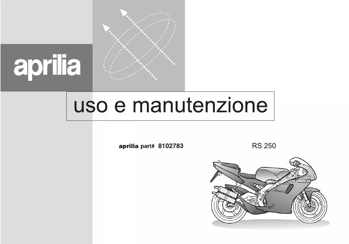 Mode d'emploi APRILIA RS 250