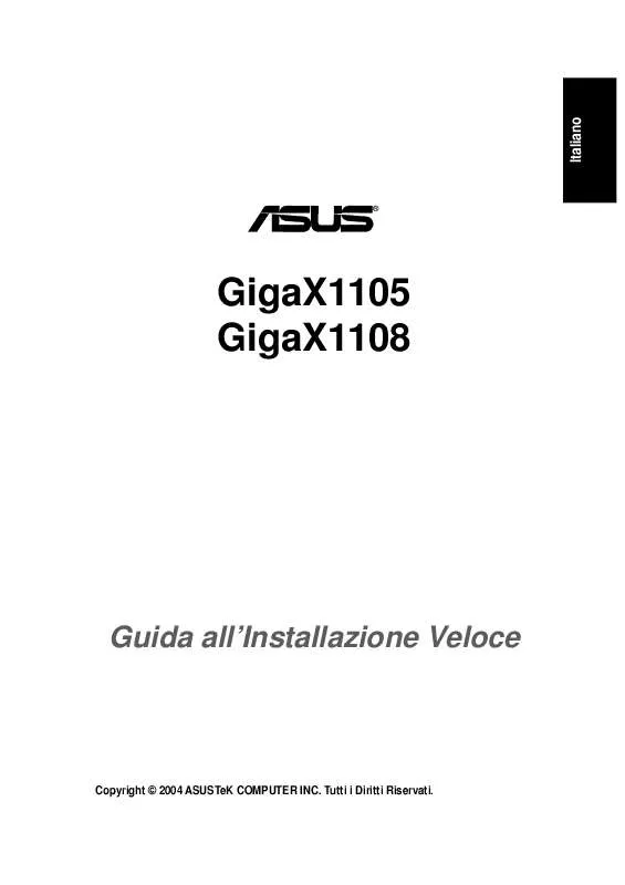 Mode d'emploi ASUS GIGAX 1108