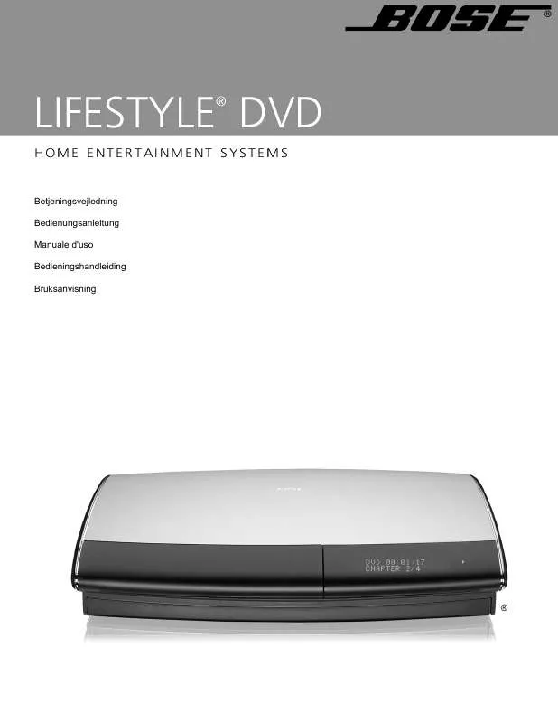 Mode d'emploi BOSE SISTEMA LIFESTYLE 28 III