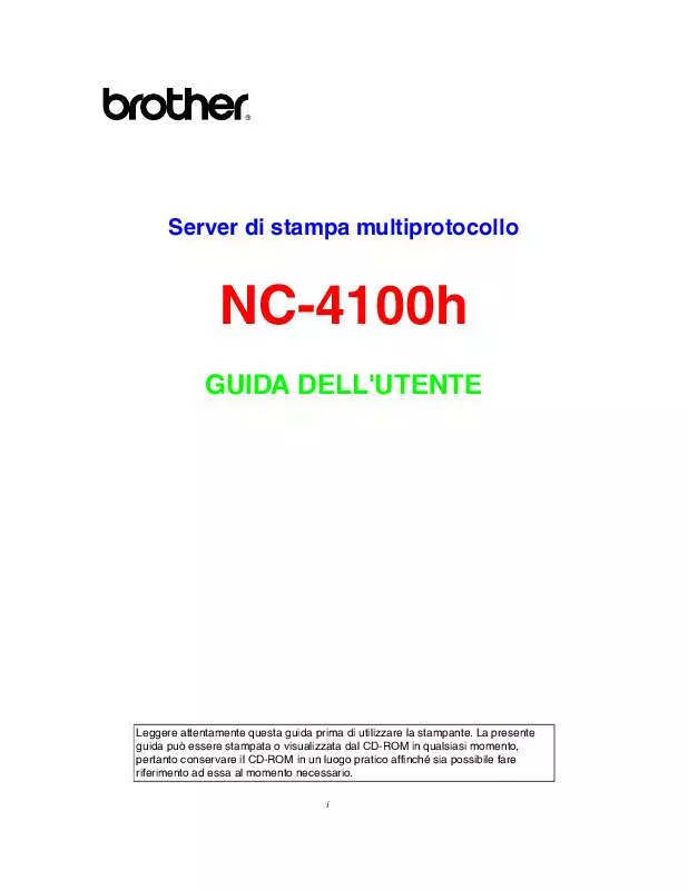 Mode d'emploi BROTHER HL-1670N NETWORK USER