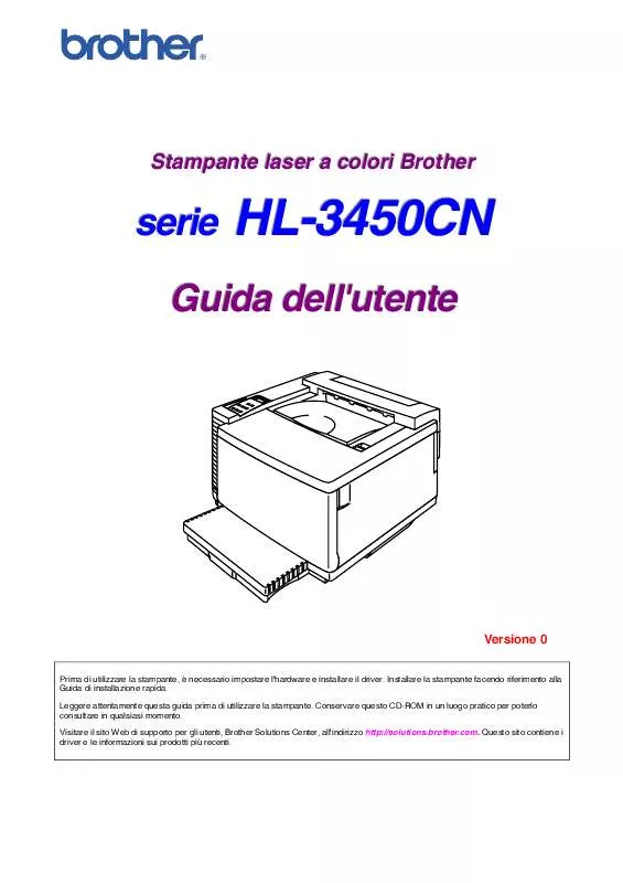 Mode d'emploi BROTHER HL-3450CN