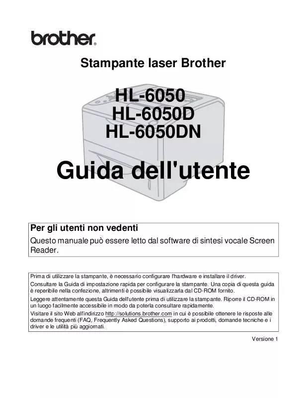 Mode d'emploi BROTHER HL-6050DL