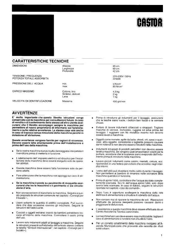 Mode d'emploi CASTOR CC440