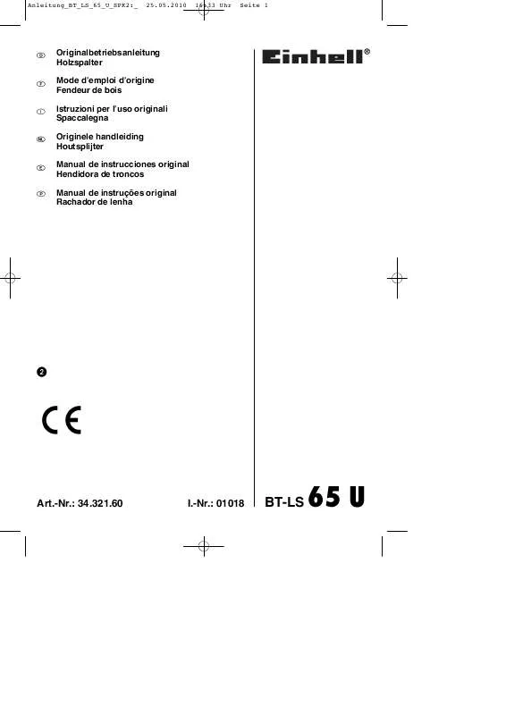 Mode d'emploi EINHELL BT-LS 65U