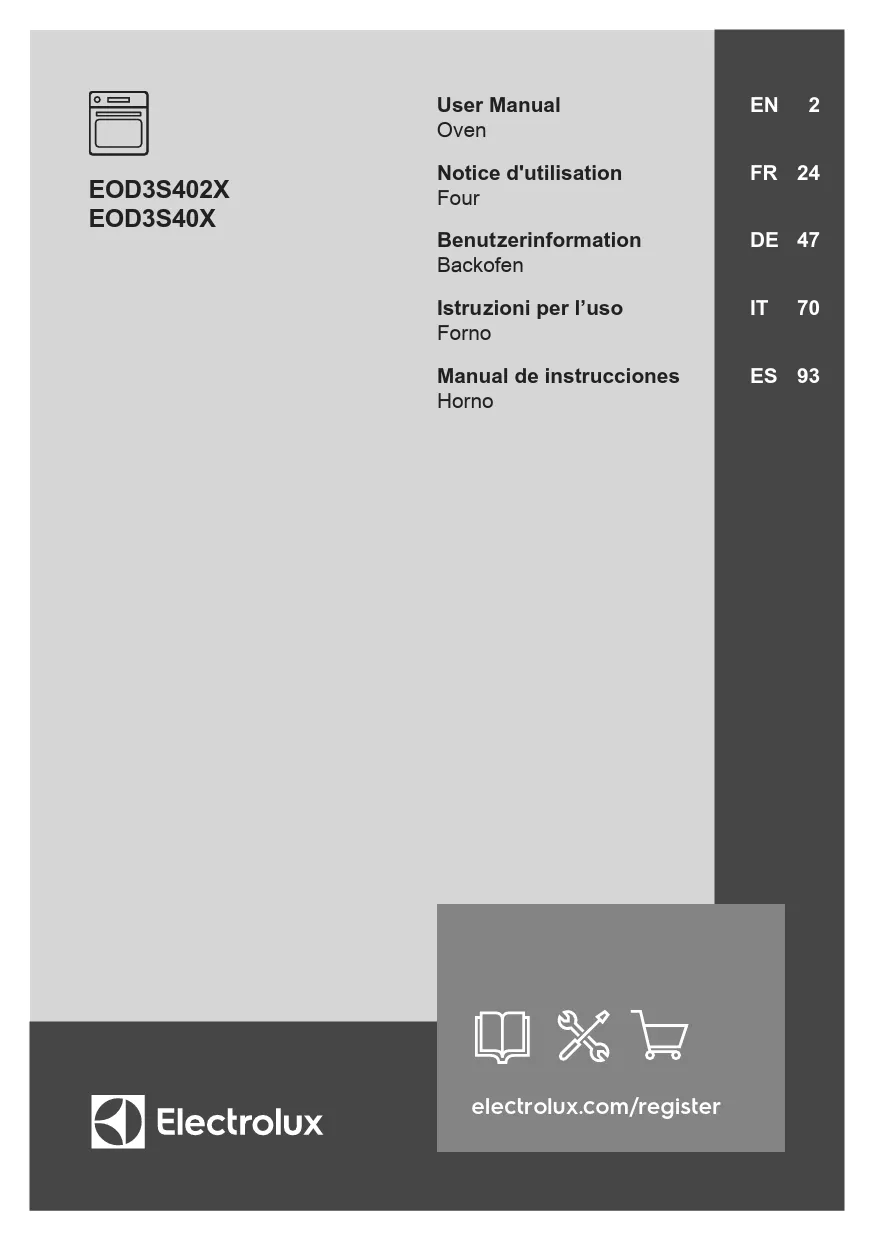 Mode d'emploi ELECTROLUX EOD3S40X