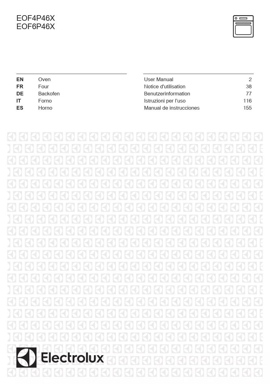 Mode d'emploi ELECTROLUX EOF4P46X