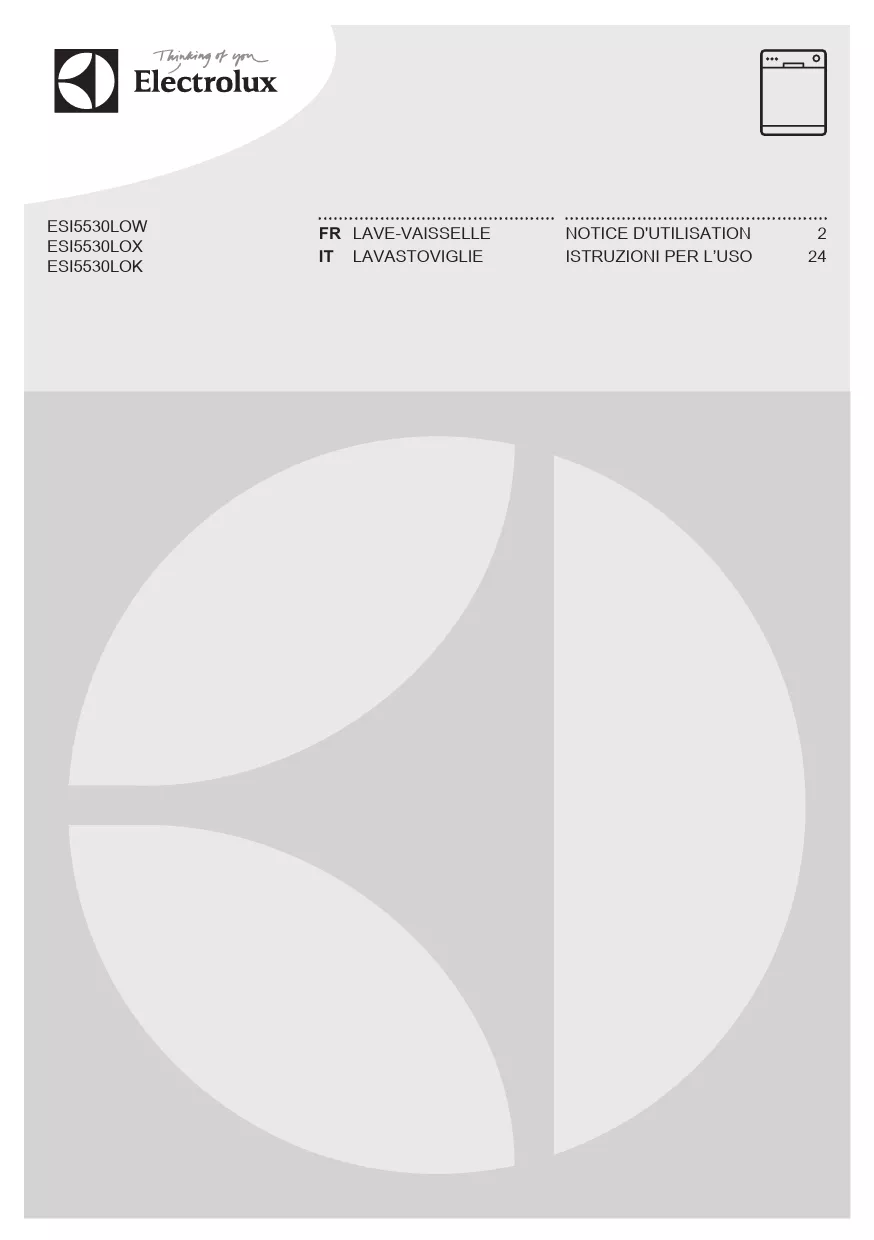 Mode d'emploi ELECTROLUX ESI5530LOX