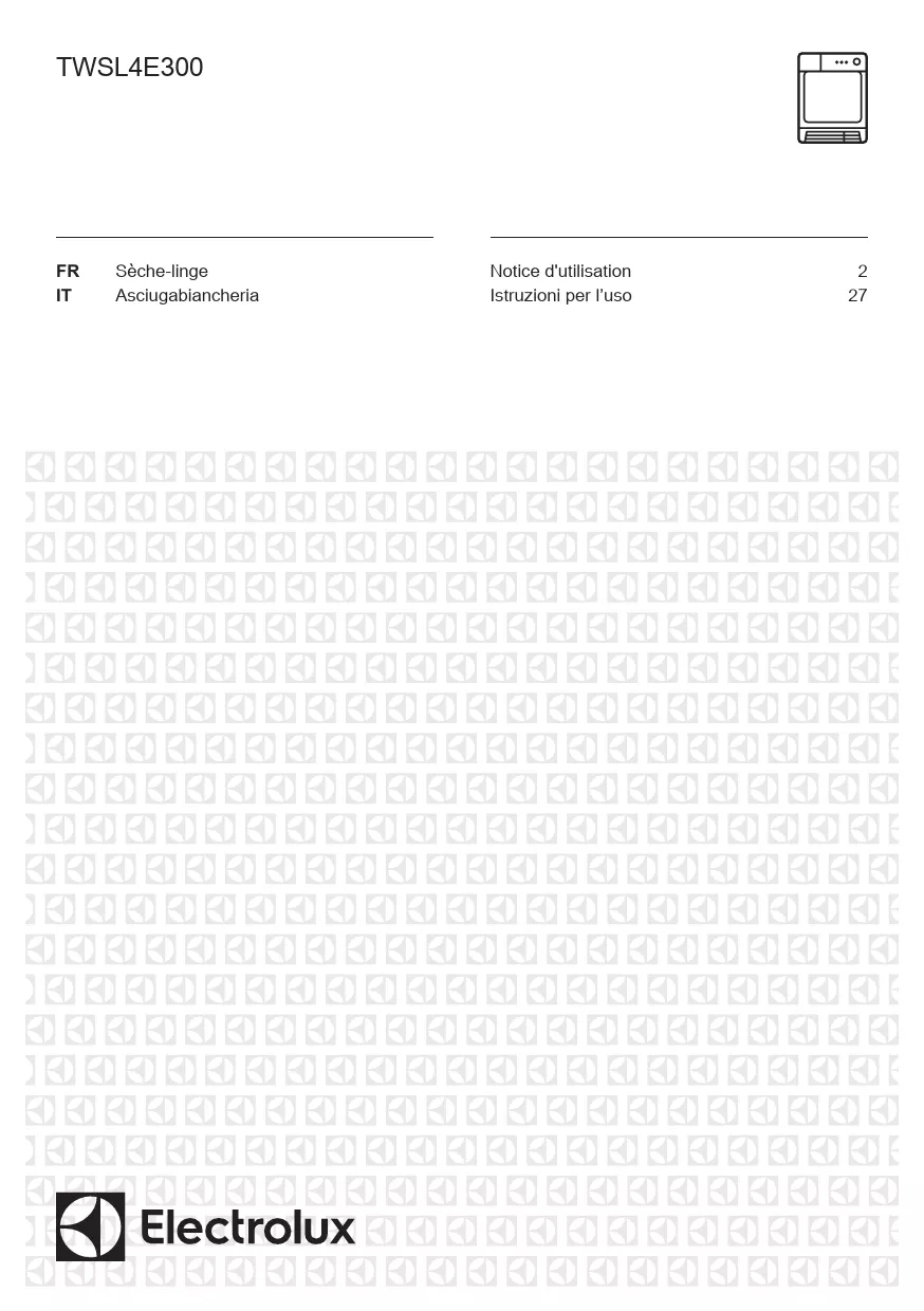 Mode d'emploi ELECTROLUX TWSL4E300