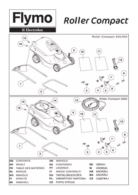 Mode d'emploi FLYMO ROLLER COMPACT 4000