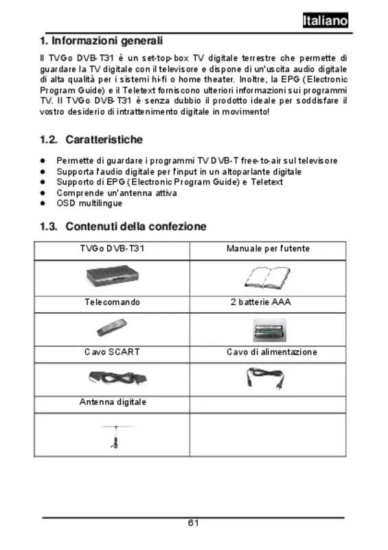 Mode d'emploi GENIUS DVB-T31