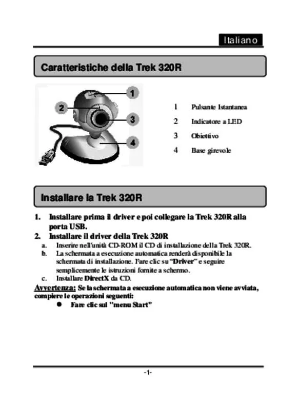 Mode d'emploi GENIUS TREK 320R