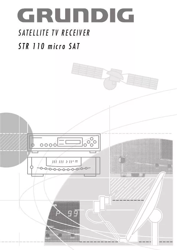 Mode d'emploi GRUNDIG STR 110 MICROSAT