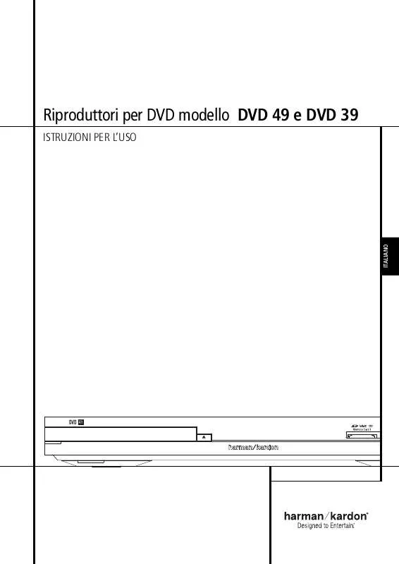 Mode d'emploi HARMAN KARDON DVD 39