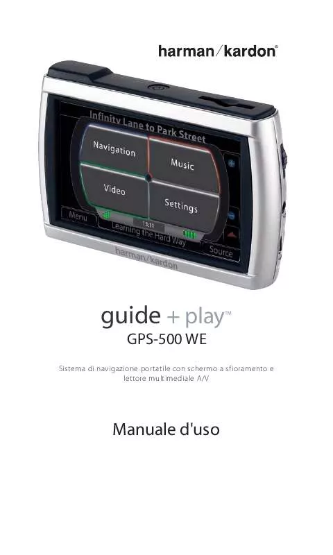 Mode d'emploi HARMAN KARDON GPS 500WE