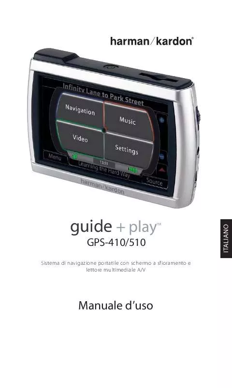 Mode d'emploi HARMAN KARDON GPS-510 [GPS-510EU]