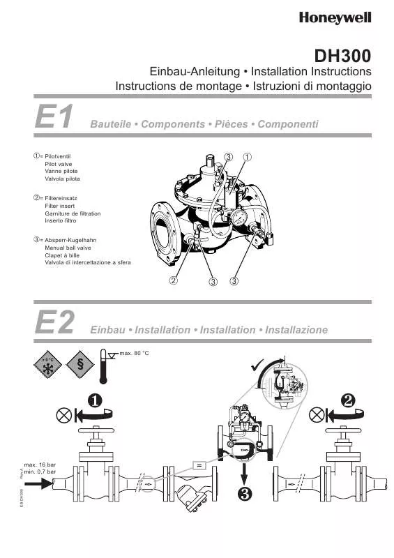 Mode d'emploi HONEYWELL DH300