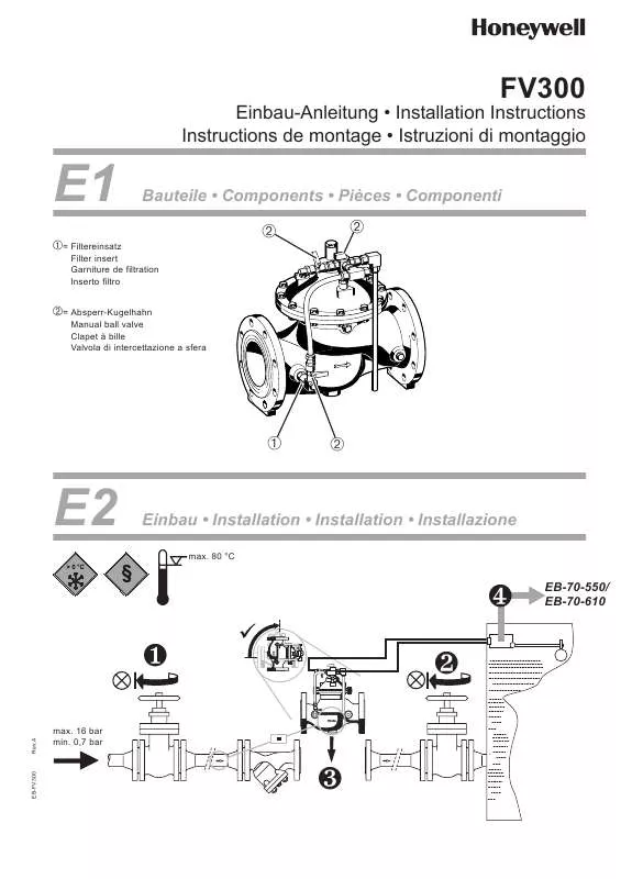 Mode d'emploi HONEYWELL FV300