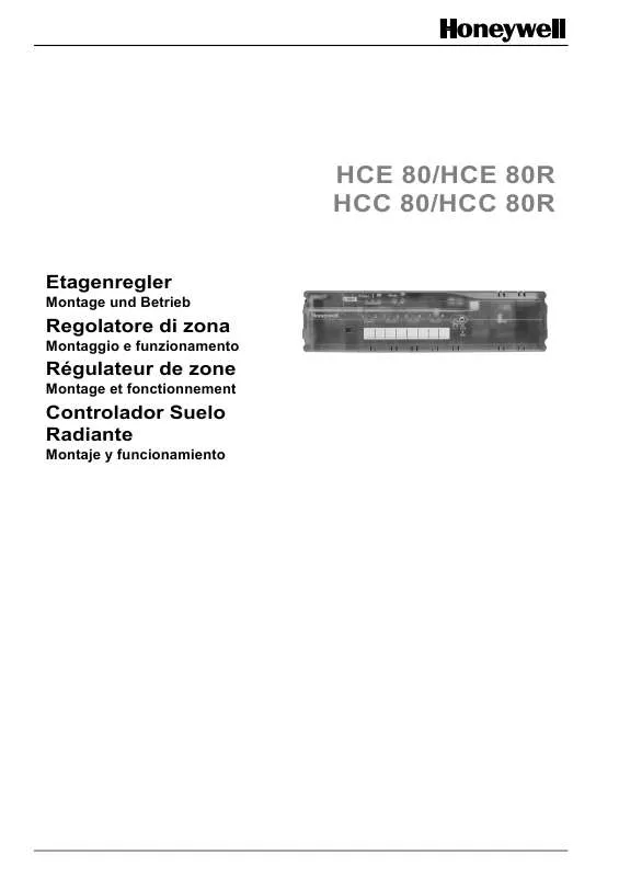 Mode d'emploi HONEYWELL HCC 80R