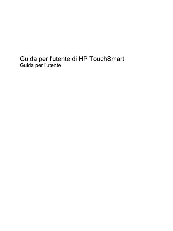 Mode d'emploi HP TOUCHSMART TM2-1010EA