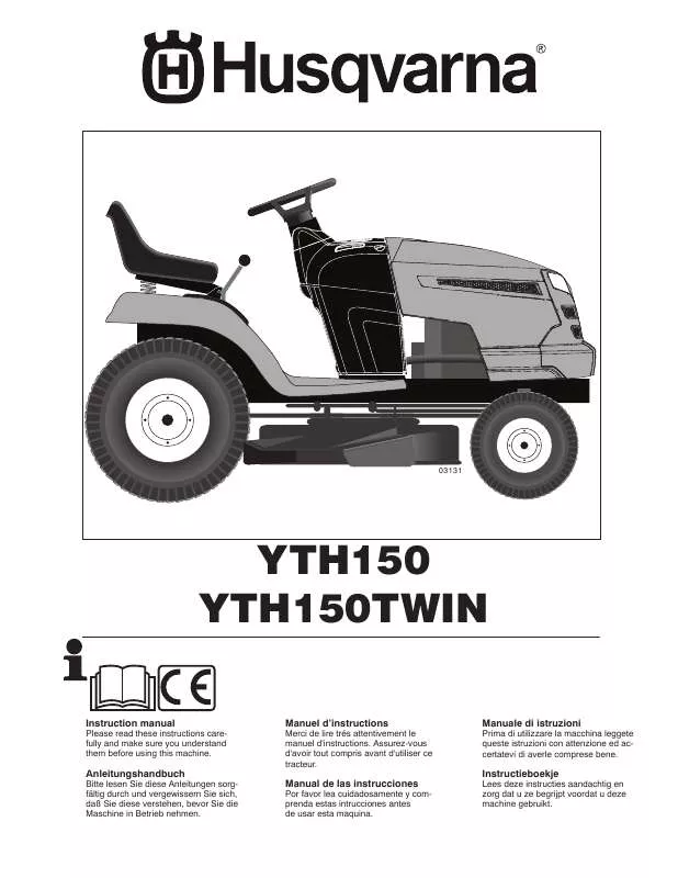 Mode d'emploi HUSQVARNA YTH150