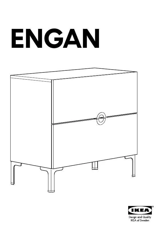 Mode d'emploi IKEA ENGAN CASSETTIERA 2 CASSETTI 78X70CM