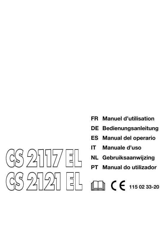 Mode d'emploi JONSERED CS2121 EL